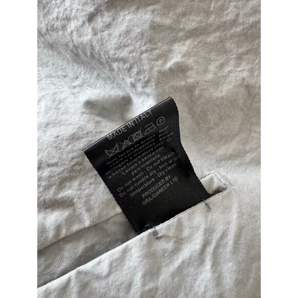 Lumen Et Umbra Reversible Long Trench Coat Cotton Blend - Picture 9 of 9